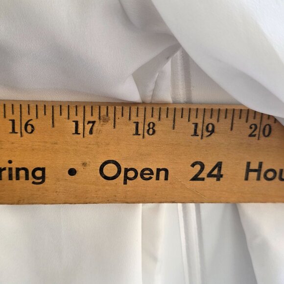 Mr. Witt 1980s Womens Blouse Size 6 Embroidered Lace Coquette Romantic Feminine - Picture 9 of 10